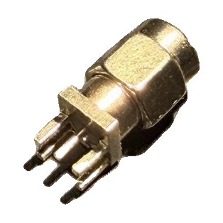 SMA Male Stecker — PCB-Montage